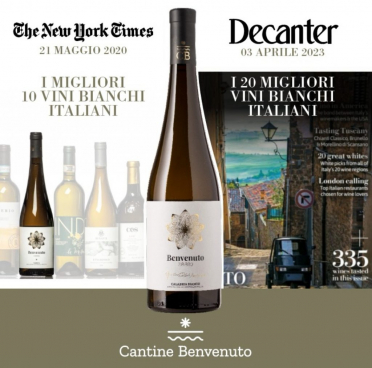 Tra i 20 migliori bianchi d'Italia c'è anche lo "Zibibbo" dell'azienda vitivinicola Cantine Benvenuto di Francavilla Angitola.